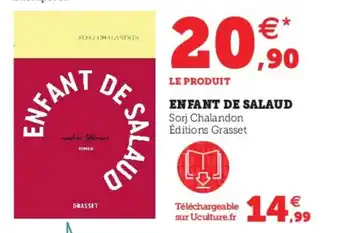 Hyper U Enfant de Salaud offre