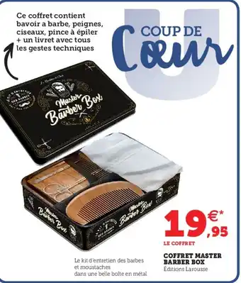 Hyper U Coffret Master Barber Box offre