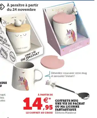 Hyper U Coffrets Mug Une Vie de Pachat offre
