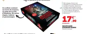 Escape Game Stranger Things