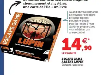 Escape Game Arsène Lupin