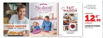 Hyper U Livres de Cuisine offre