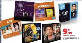 Hyper U Operation Coffret CD offre
