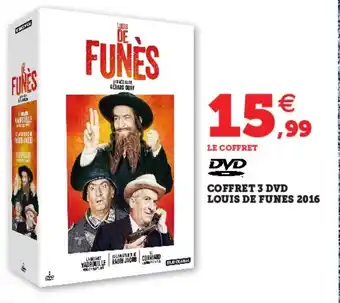 Coffret 3 DVD Louis de Funes 2016