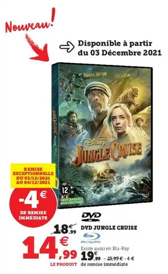 Hyper U DVD Jungle Cruise offre