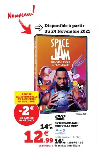 DVD Space Jam Nouvelle Ere