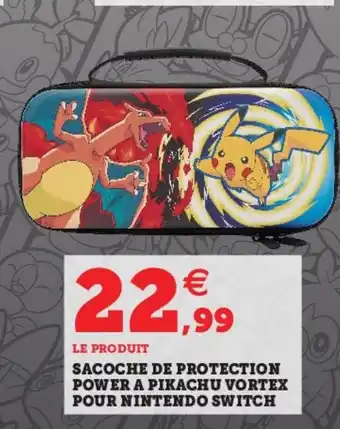Hyper U Sacoche de Protection Power A Pikachu Vortex offre