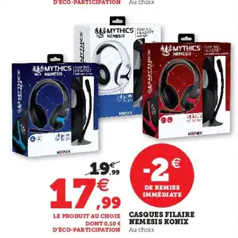 Casques Filaire