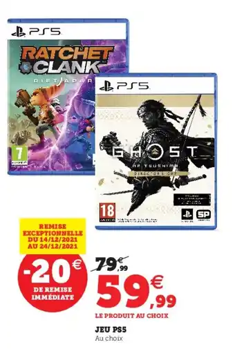 Jeu PS5