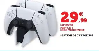 Hyper U Station de Charge PS5 offre