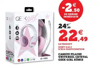 Hyper U Casque Filaire offre