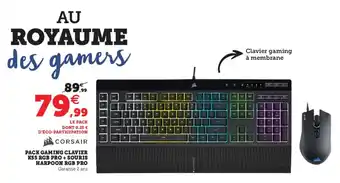 Hyper U Pack Gaming Clavier offre