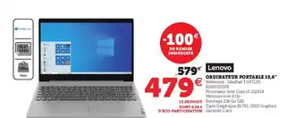 Hyper U Ordinateur Portable 15,6 offre