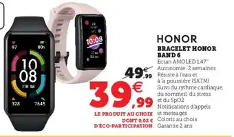 Hyper U Bracelet Honor Band 6 offre