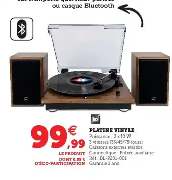 Platine Vinyle
