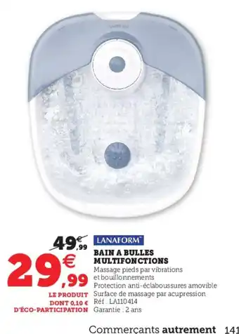 Hyper U Bain à Bulles Multifonctions offre