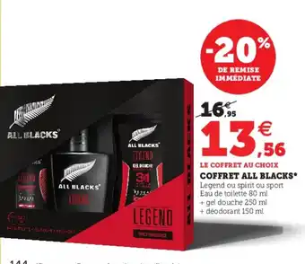 Hyper U Coffret All Blacks offre