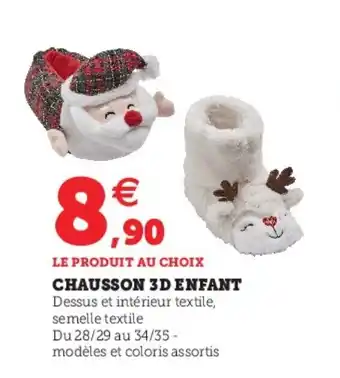 Chausson 3D Enfant