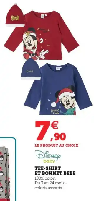Tee-Shirt et Bonnet Bebe