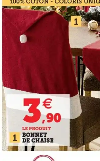 Hyper U Bonnet de Chaise offre