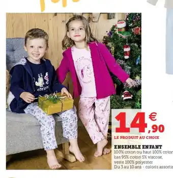 Hyper U Ensemble Enfant offre