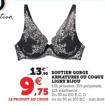 Soutien Gorge Armatures ou Coque Ligne Bijou