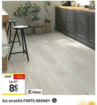 Weldom Artens sol stratifié forte orkney offre
