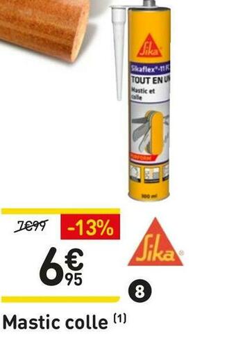 Weldom Sika mastic colle offre