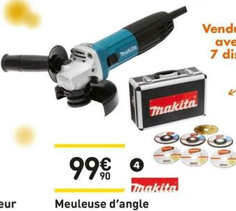 Weldom Makita meuleuse d’angle offre
