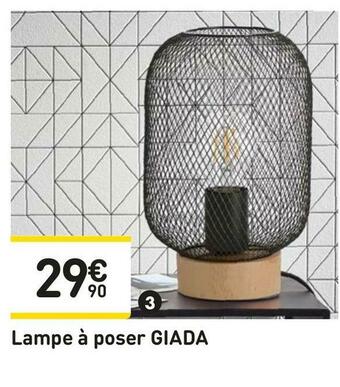 Weldom Lampe à poser giada offre