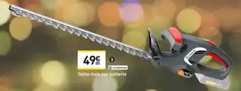 Weldom Sterwins taille-haie sur batterie offre
