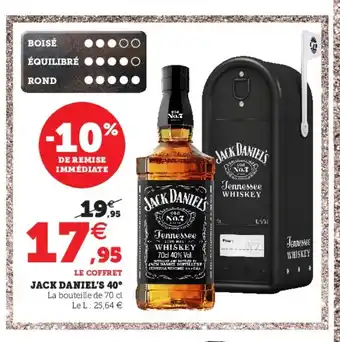 Hyper U Jack Daniel's 40 offre