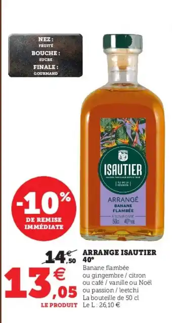Hyper U Arrange Isautier 40 offre