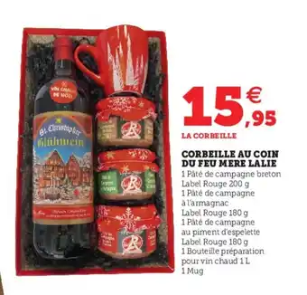 Hyper U Corbeille Au Coin Du Feu Mere Lalie offre
