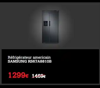 Darty Réfrigérateur Americain Samsung RS67A8810B offre