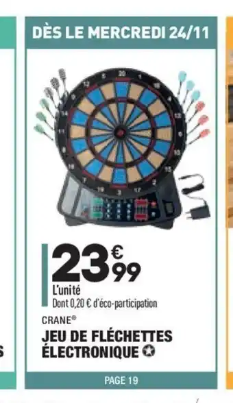 ALDI Jeu De Fléchettes électronique offre