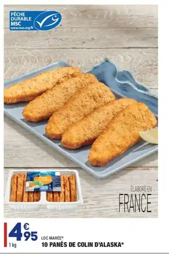 ALDI 10 Panés De Colin D'Alaska offre