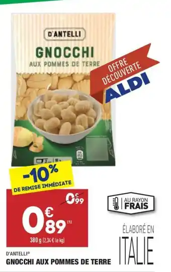 ALDI Gnocchi Aux Pommes De Terre offre