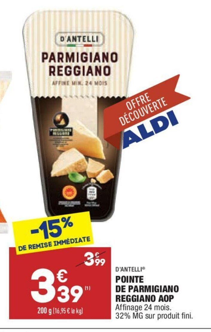 Promo Pointe De Parmigiano Reggiano Aop chez ALDI