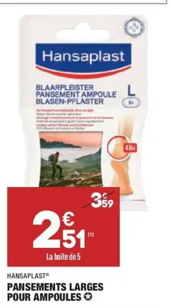 ALDI Pansements Larges Pour Ampoules offre