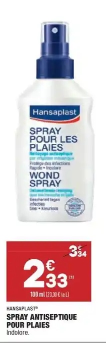 ALDI Spray Antiseptique Pour Plaies offre