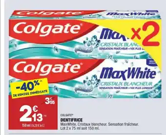 ALDI Dentifrice offre
