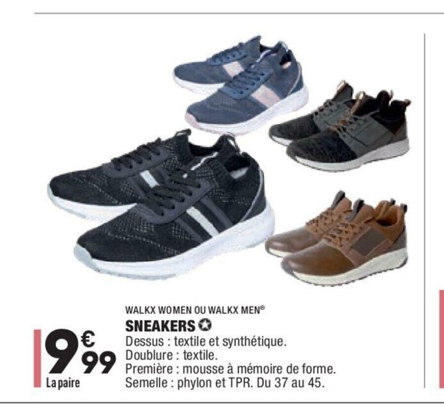 Promo Sneakers chez ALDI