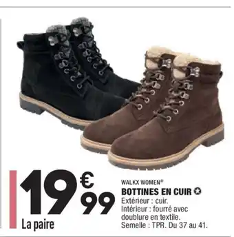 ALDI Bottines En Cuir offre