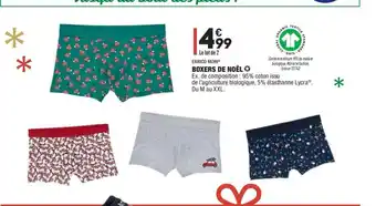 ALDI Boxers De Noel offre