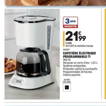 ALDI Cafetiére électrique Programmable offre