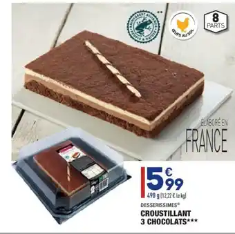 ALDI Croustillant 3 Chocolats offre