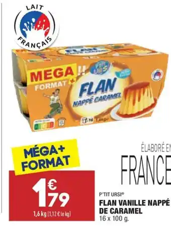 ALDI Flan Vanille Nappé de Caramel offre