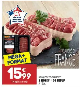 ALDI 2 rôtis de bœuf offre