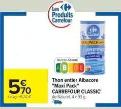 Carrefour 6 chaussons aux pommes offre